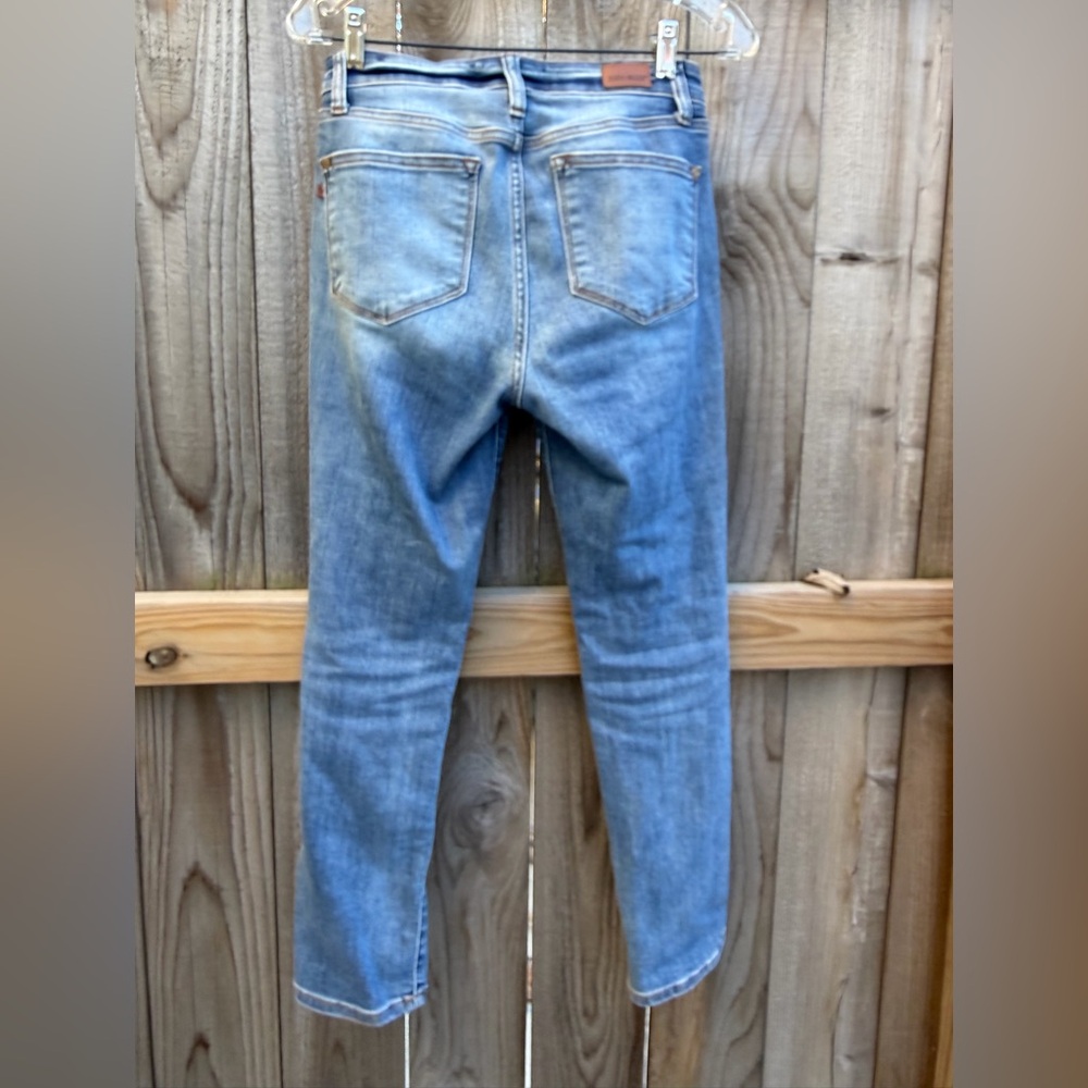 Judy Blue Skinny Fit Style #JB72116MD-CO Capri Denim Stretch Blue Jeans sz 3/26 - Picture 7 of 9
